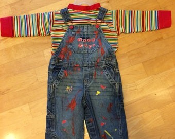 Chucky costume 2 piece set for toddler 12m and 18m goodguys