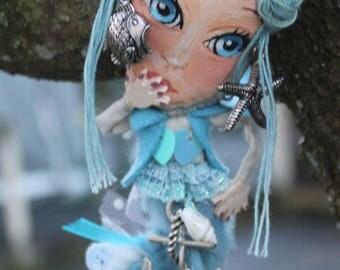 Mini puppet / doll / doll: brooch/pendant/keychain