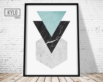 Geometric Print, Abstract Art, Modern Print, Digital download, Digital print, Geometric Poster, Scandinavian Print, Scandinavian Art, Home