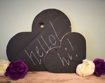 Pallet Heart Chalkboard (Set of two)