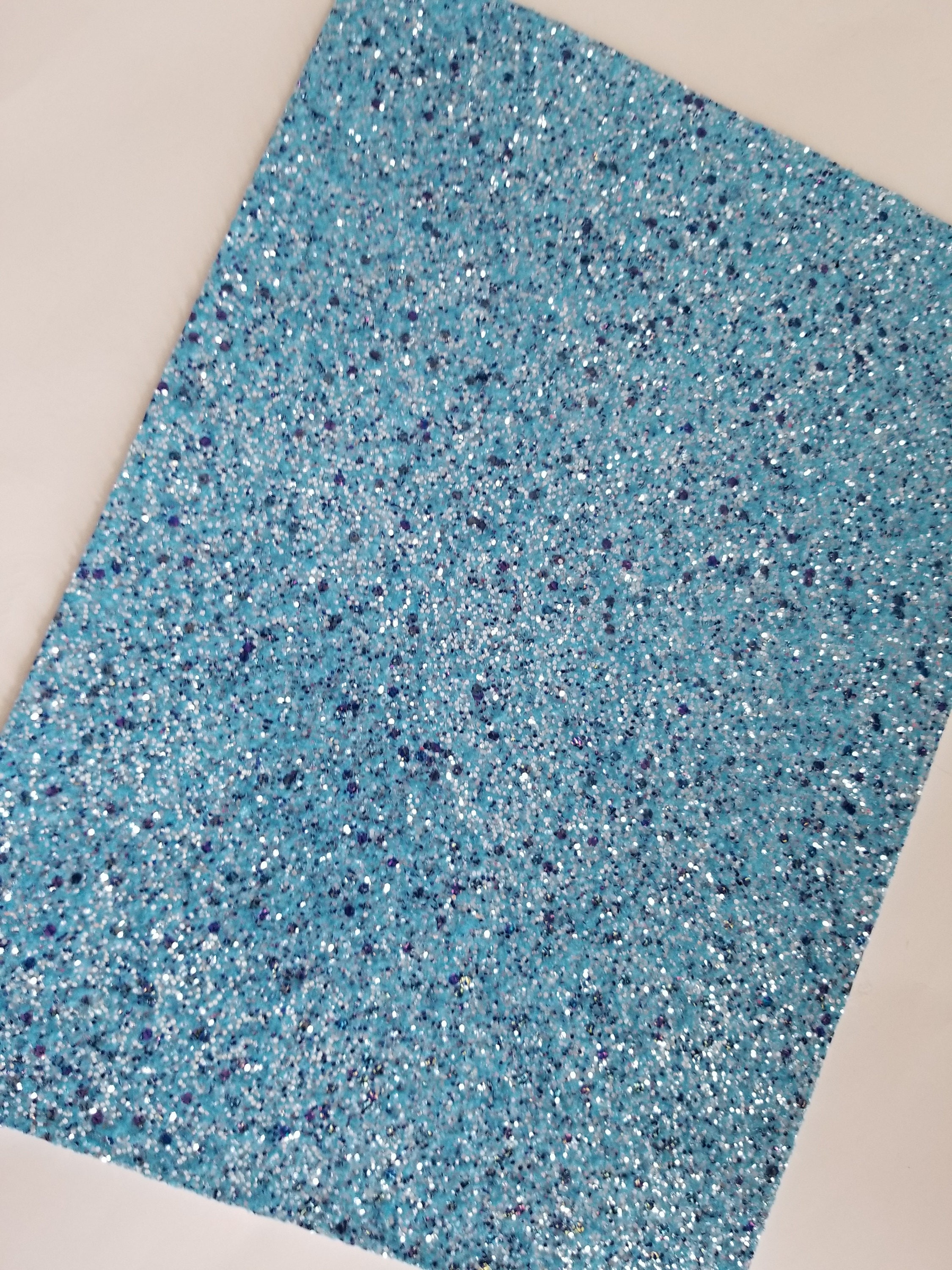 SPECKLES BLUE chunky canvas sheet,8x11 canvas sheet,blue glitter sheet