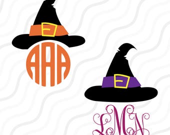 Halloween Witch Hat SVG, Witch Hat SVG, Halloween SVG Cut table Design,svg,dxf,png Use With Silhouette Studio & Cricut_Instant Download