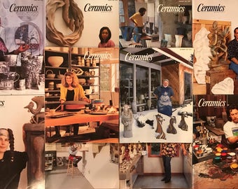 Ceramics Monthly Magazines - Complete Year 1993 10 issues