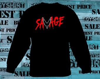 Savage Logan Paul sweatshirt or hoodie we can make the savage any color just ask best price fast shipping