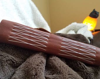 Rustic, Hand Sewn, Leather Bound Journal - Sale!