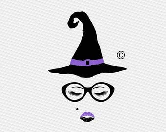 witch eye lashes make up SVG Clipart Cut Files Silhouette Cameo Svg for Cricut and Vinyl File cutting Digital cuts file DXF Png Pdf Eps