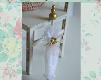 Miniature Parasol, dollhouse parasol, doll accessory umbrella.