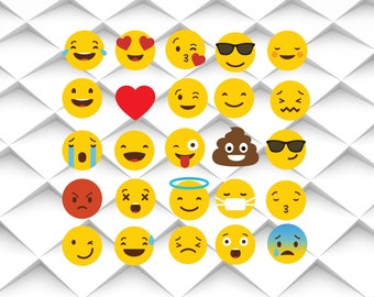 Emoji SVG,eps,png,jpg| Emoji Clipart for Design/Print/ Silhouette Cameo/Cricut and Many More
