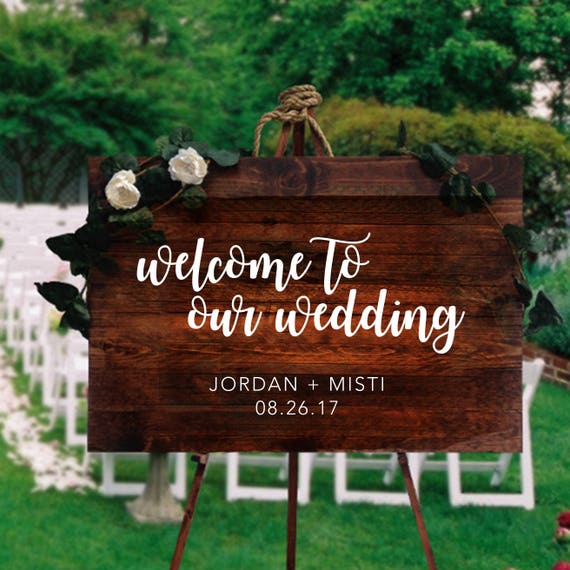 Welcome Ceremony Sign / Wedding Sign / Welcome Wedding Sign