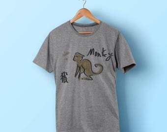 Chinese Horoscope- Monkey Zodiac, Year of the Monkey T-shirt