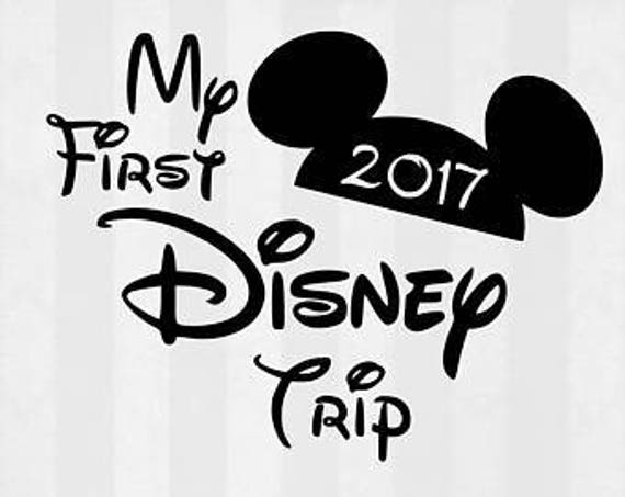 My First Disney Trip .svg file for Cricut and Silhouette