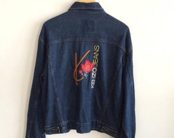 BIG SALE Vintage Kenzo Jeans Denim Jacket