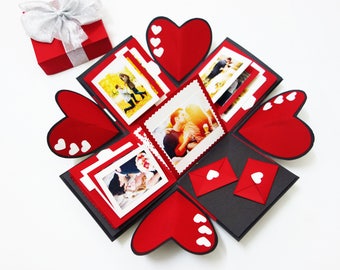 Explosion/Exploding Gift Box Photo Album – 100% Handmade With High Quality Craft Paper!