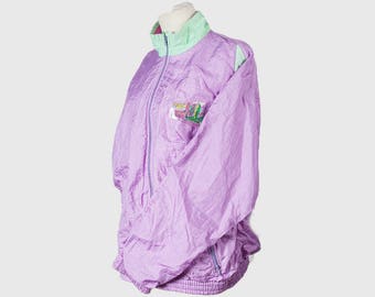 Vintage surfer jacket•90s windbreaker•Old school windbreaker•Tracksuit jacket•Vintage windbreaker•90s hip hop clothing•Hipster windbreaker