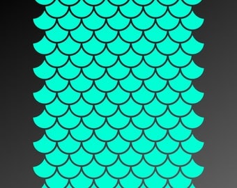 Mermaid SVG files, Mermaid scales SVG, Scalloped pattern SVG, Vector files for Cutting, Printing, Web Design projects and much more:)