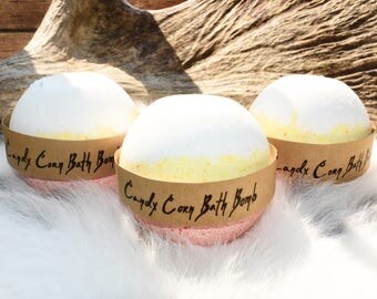 Candy Corn Bath Bombs - Bath Bombs - Halloween Bath Bombs - Fall Bath Bombs - Bath Bomb - Large Bath Bombs - Mini Bath Bombs