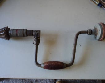Vintage Hand Crank Drill