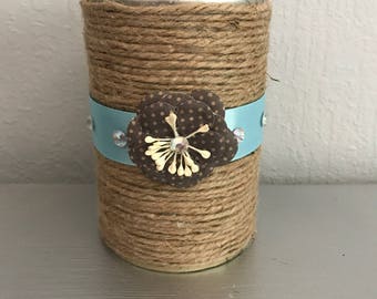 Shabby Country Chic Candle Holder