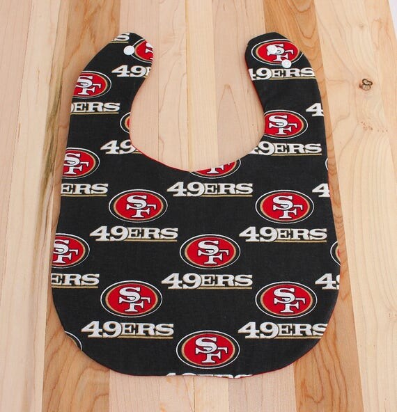 San Francisco 49ers Baby Bib/ Baby Shower Gift/ Toddler Gift/
