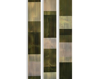 Green Wood Wall Hanging Modern Farmhouse Art Style Decor Green Wood Wall Hanging Modern Farmhouse Art Style Decor