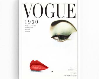 Vogue print | Etsy