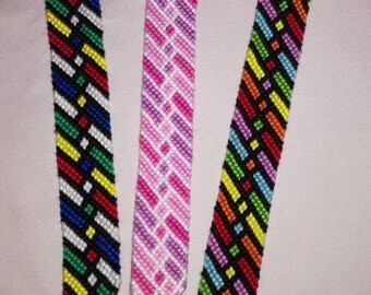Colorful braided bracelet, Knotted bracelet, String bracelet, Bracelet bresilien, Friendship bracelet, Wrist band, Handwoven bracelet, Boho
