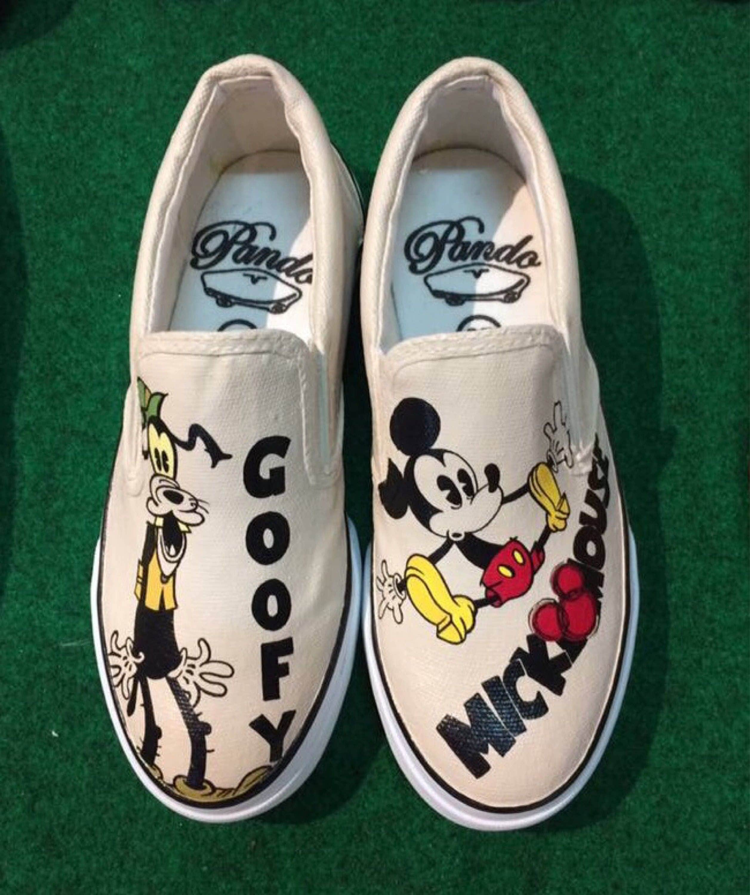 Goofy & Mickey mouse Shoes Mickey Mouse Shoes Goofy Shoes