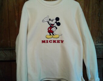 mickey mouse fleece hoodie