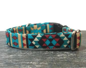 Aztec Cat Collar, Tribal Collar, Cat Collar, Cat Collars, Native American Print Collar, Tribal Cat Collar, Breakaway Cat Collar, Safe Collar
