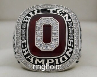 2010 OSU Ohio State Buckeyes NCAA Sugar Bowl and Big Ten Championship Rings Ring