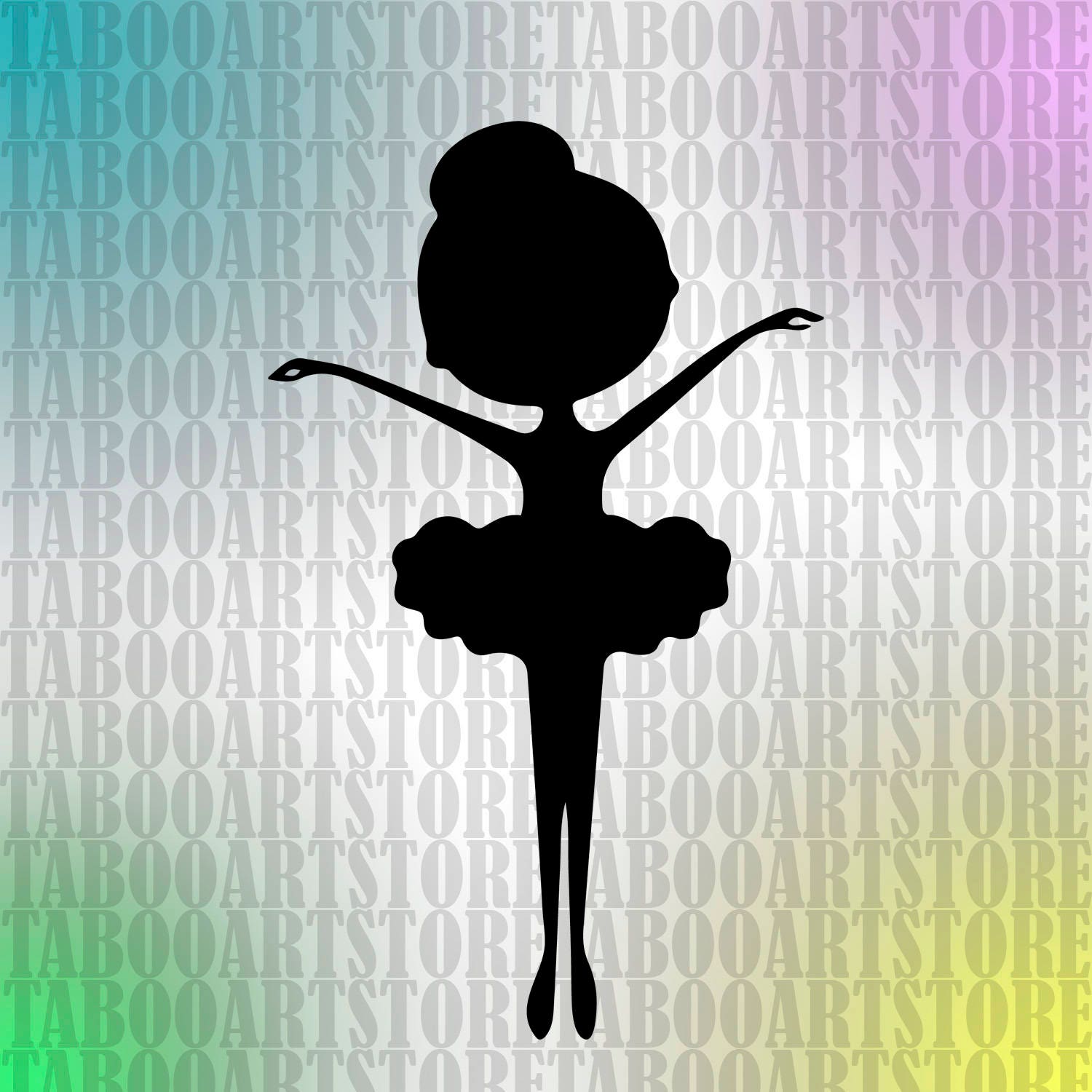 Download Cut File ballet shoe SVG Silhouette Cut File Ballerina