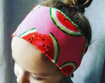 100% cotton reversible headband