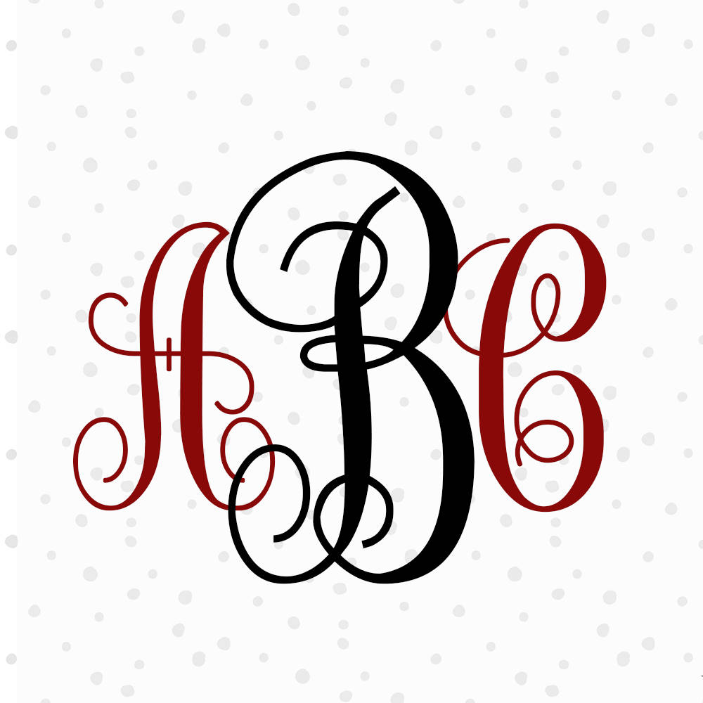 Download Free Monogram Fonts For Cricut Svg Download Nar Media Kit