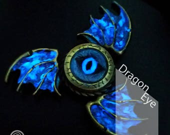 EDC Metal Fidget Spinner - Luminous Dragon Eye