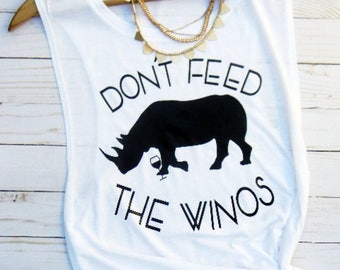 Don't Feed the Winos Womens Graphic Tank, Graphic Tank Top, Womens Tank Top, Beach Tank, Womens Tank Tops, Workout Tank,Graphic Tee,Tank Top