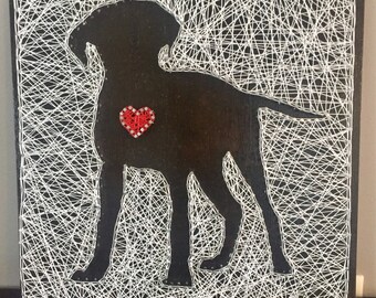 Dog string art | Etsy
