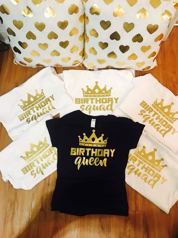 Birthday squad shirts birthday shirt women squad goals