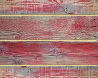 6' Nickel Gap Board Milled from Reclaimed Snow Fence Wood - Sundance-Red Finish