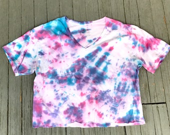 90s Tie Dye Hippie Top
