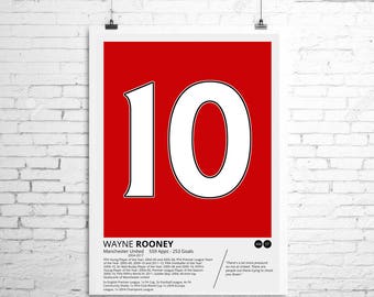 Items Similar To Manchester United Art Print. Mufc. Ggmu. Man United 