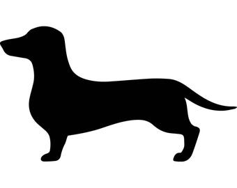 Dachshund Cute Dogs Pet Domestic Dog Canine Breed Doggy Friendly .SVG .EPS .PNG Vector Space Clipart Digital Download Circuit Cut Cutting