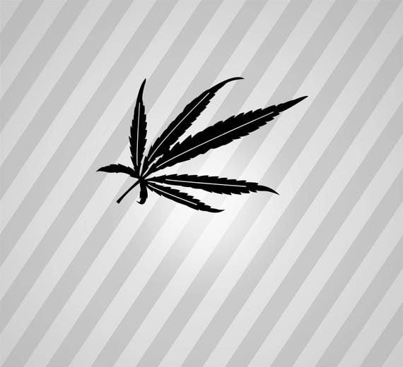 Download Marijuana Leaf Silhouette Weed Leaf - Svg Dxf Eps ...