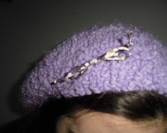Hat - purple with its matching mittens