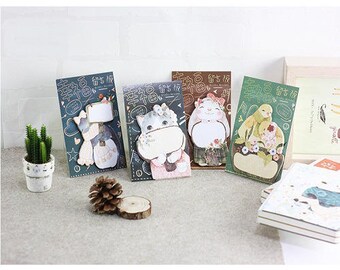 Pretty leaf block auto-collantes theme pretty birds, approximately 30 sheets