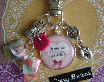Keychain or bag charm "Taken"