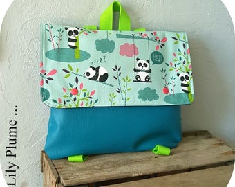 Cartable maternelle pandas