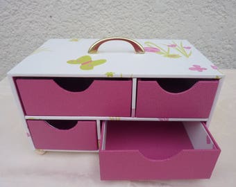 with four drawers storage box
