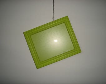 wobbly hanging rectangle photo frame