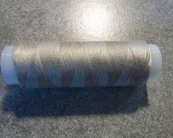Sewing thread spool light beige