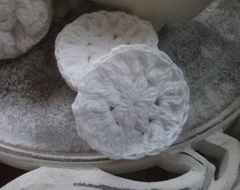 Set of 5 Remover white organic cotton